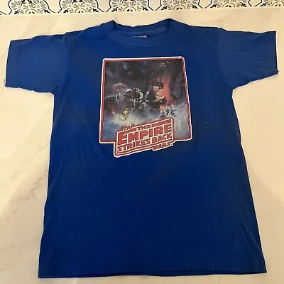 Vintage Youth Star Wars Empire Strikes Back Single Stitch T Shirt Large 14-16 • $22