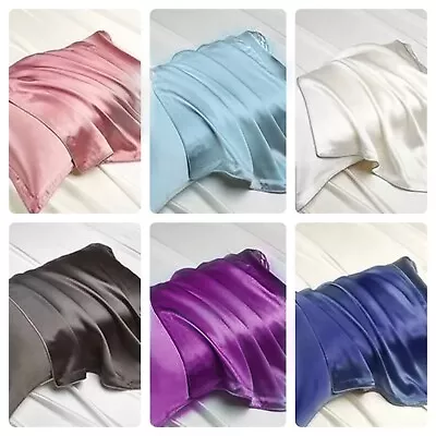 Angelosilk X2 Silk Pillowcase For Hair And Skin MULTIPLE SIZES. • £5.99