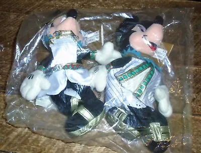 Disney Store Mini Bean Bag Plush Egyptian Mickey & Minnie Mouse • $12.99