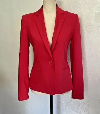 $34.99 • Buy Zara Basic Women’s Sexy Hot Pink Blazer Jacket Lined One Button Size Medium