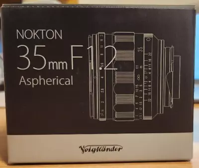 VOIGTLANDER NOKTON 35mm F1.2 Aspherical III Lens VM Mount Cosina Manual Focus • $898
