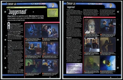 £1.49 • Buy Juggernaut - Voyager - Star Trek Fact File Page