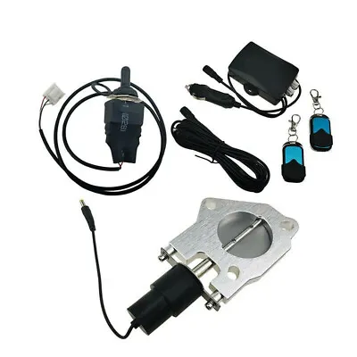 2'' Electric Exhaust Cutout Valve Cut Out Kit W/Manual And Remote Switch 2 Inch • $54.52