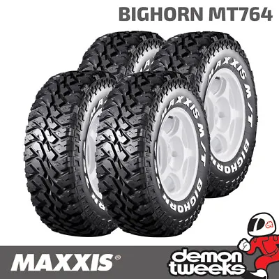 4 X 265/75 R16 112/109N (RWL) Maxxis Bighorn MT764 Mud Terrain Tyre 2657516 • $716.99