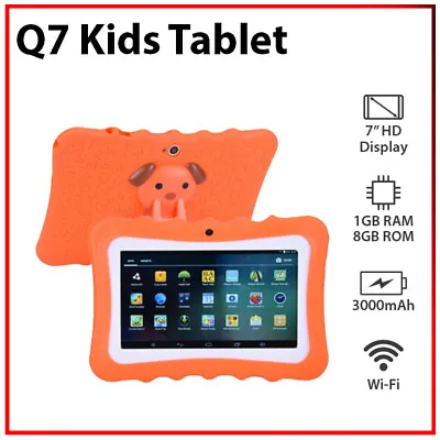$79.99 • Buy 7  Kids Tablet 1+8GB Education Tool Quad Core Bluetooth Wi-Fi Android PC Tablet