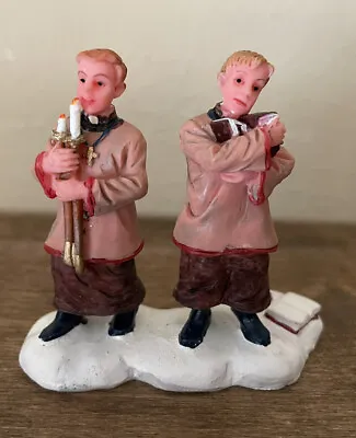 Lemax Christmas Village Candle Priest Men Church Hand Figurines Nwot • $9.99