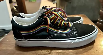 Vans Old Skool Pride Sneakers In Black • $19