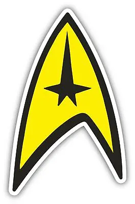 $4.90 • Buy Star Trek Shield Logo Vinyl Sticker Decal Car Truck Laptop Window SIZES