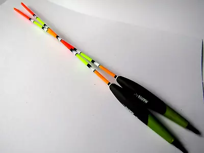 2 X 6g Maros Floats Waggler Without Weight With Multicolor Antenna. • $4.96