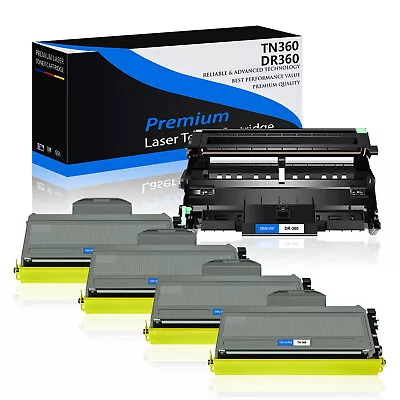 TN360 330 Toner Cartridge DR360 Drum For Brother HL-2140 2170W MFC-7340 7840W • $15.89