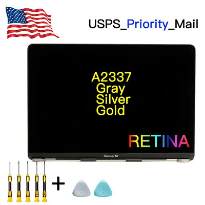 $208 • Buy NEW For Apple MacBook Air A2337 M1 LCD Screen Display Gray Silver Gold Assembly