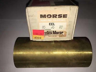 MORSE Marine Bearing EEL  1 3/8x2 3/8x5 1/2 Brass Prop Shaft Sleeve Bushing NOS • $59