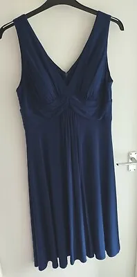 £8.99 • Buy Jessica Howard Size 14 Navy Beautiful Long Dress