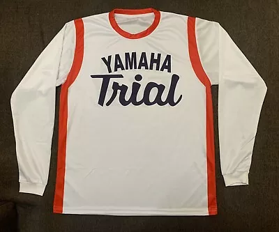 Classic Vintage Yamaha Jersey Team Trials Ty 80 125 175 250 Tl Rl Trial Yz Mx • $66