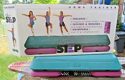 Vintage The STEP  Original Aerobic Exercise Platform 2 Risers Workout 30  In Box • $35