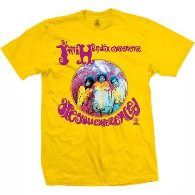 Jimi Hendrix Are You Experienced? T-Shirt Yellow New • $21.96