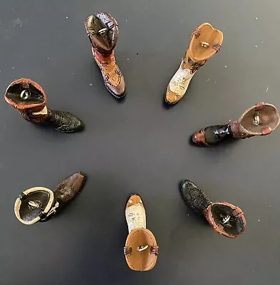 7 Mini Western Boot Pendants Fan Pulls Ornaments • $49