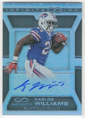 $7.20 • Buy 2016 Panini Infinity Infinite Ink #12 Karlos Williams Autograph /288 