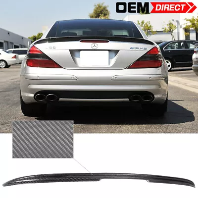 Fits 11-16 Mercedes Benz SLK Class R172 AMG Style Carbon Fiber Trunk Spoiler CF • $176.99