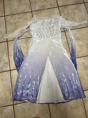 Disney Store Frozen 2 Elsa Costume  Dress W Pants Sz 7/8 • $25