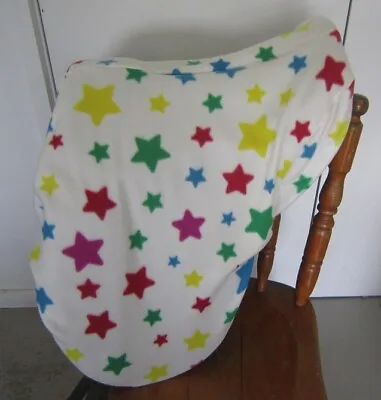 Horse Stock / Western / Swinging Fender Saddle Cover FREE EMBROIDERY White Stars • $39