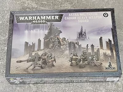 Warhammer 40K Astra Militarum: Cadian Heavy Weapon Squad - New Sealed • £29.99