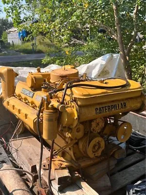 Caterpillar (CAT) 3208 220 HP Marine Diesel Engine  - With Transmission • $9500