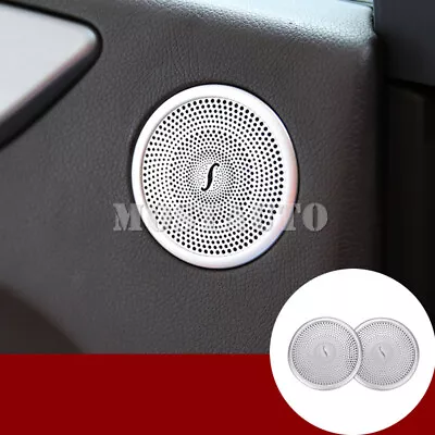 For Benz ML W166 GL X166 Interior Rear Door Speaker Cover Trim 2pcs 2012-2015 • $24.68
