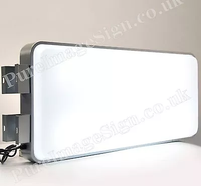 £199 • Buy LED 45x100cm 18 X40  Outdoor 2 Sided Illuminated Projecting Light Box Sign