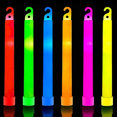 32 Ultra Bright 6 Inch Glow Sticks - Emergency Bright Chem Glow Sticks With 12 H • $23.89