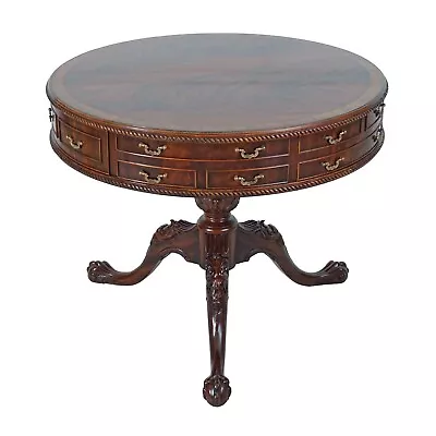 Drum Table With Mahogany Top • $3650