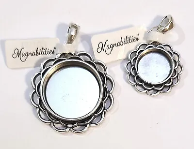 Two New Magnabilities Pendants - 1  Bloom Pendant And 9/16  Bloom Bitty Pendant • $9.95