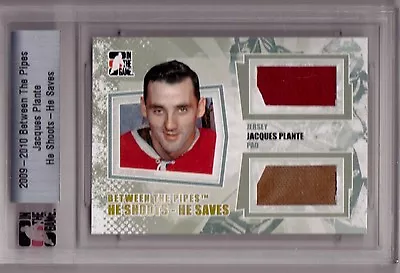 JACQUES PLANTE 09/10 ITG Ultimate HSHS Pad Patch & Jersey # 5/20 He Shoots Saves • $72.42