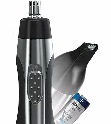 Wahl Nose Ear Eyebrow Hair Mens Shaver 2in1 Cordless Trimmer Clipper Wet Dry All • $88.01