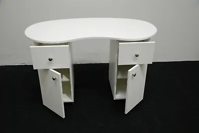 Manicure Technicians Table Station Nail Bar Nails Desk White High Gloss Mdf Lock • £349.99