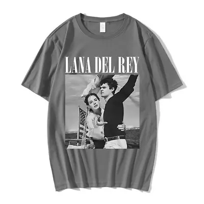 Lana Del Rey Casual Shirt Vintage Style Streetwear Oversized O Neck Shirt • £14.27