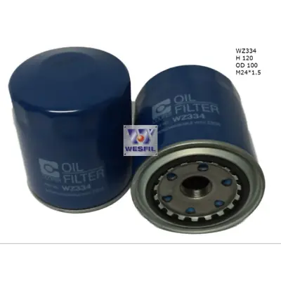 WZ334 - WESFIL OIL FILTER Z334 Fits FORD/MAZDA/ TOYOTA • $22.74
