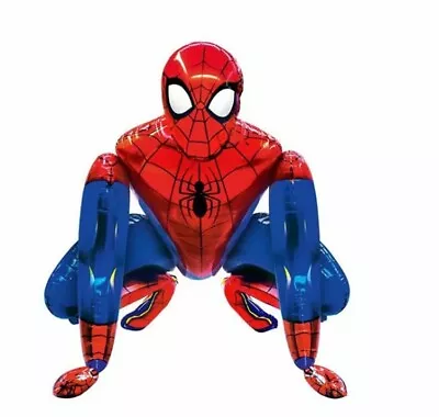 Superhero Spiderman Marvel 3D Stand Airwalker Balloon For Kids Boys Party Decor • $4.99