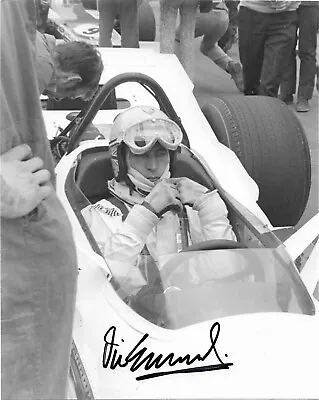 Vic Elford 1935-2022 1969 British Grand Prix McLaren M7A Vintage Signed F1 Photo • $50.51