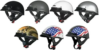 AFX FX-70 Beanie Half Helmet For Motorcycle Street Riding DOT Certified • $79.95