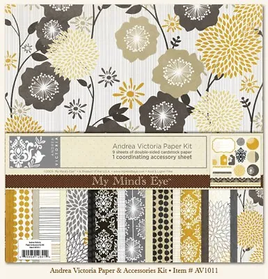 My Mind's Eye Vintage Andrea Victoria Paper Kit • $15