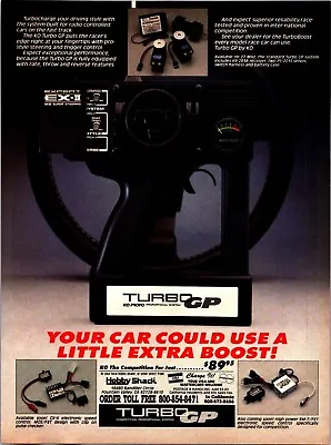 KO Propo Turbo GP Radio System Vintage 1986 Print Ad Wall Decor EXII Hobby Shack • $17.99