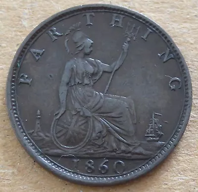 1860 Farthing. • £1.50