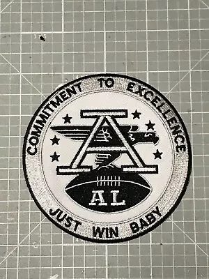 Oakland Raiders Jersey Patch Afl  Al  Commitment To Excellencejust Win Baby#1🔥 • $8