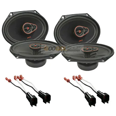 360 Watts 6x8  Coaxial Front-Rear CAR Door Speakers For 1994-2004 Ford Mustang • $116.99