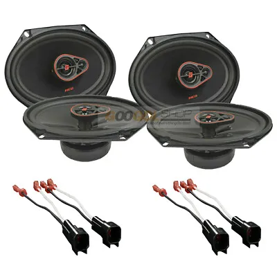 4) 360 Watts 6 X8  Coaxial Front-Rear Door Speakers For Ford Escape 2001-2010 • $117.99