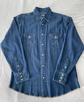 Wrangler Mens Western Shirt Sz L • $25