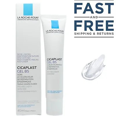 La Roche-Posay Cicaplast Gel B5 Epidermal Repair Accelerator Care 40ml Exp.08/26 • $19.99