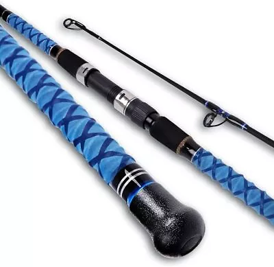 Surf Spinning Fishing Rod Carbon Travel Surf Rod 2 Piece Spinning Fishing Rod • $66.02