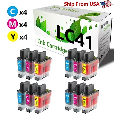 12PK LC41 LC-41 Ink Cartridge For MFC-5440CN 5840CN Printer • $11.13